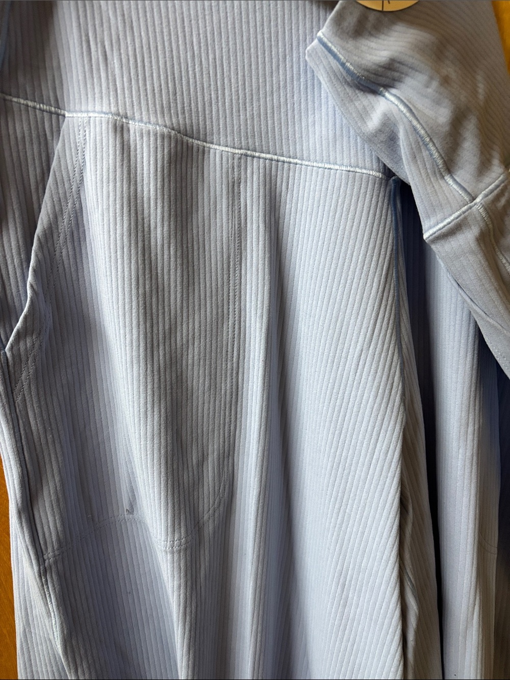 aerie Pale Blue Ribbed pants - Picture 2 of 8
